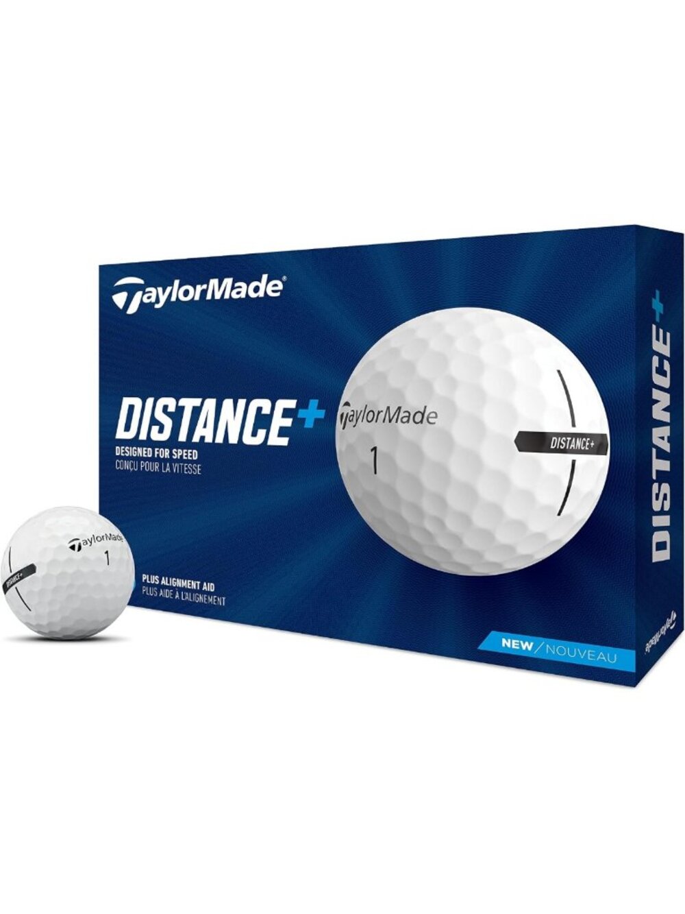 High-Performance Distance Golf Balls for Maximum Control & Accuracy - 12 Pack